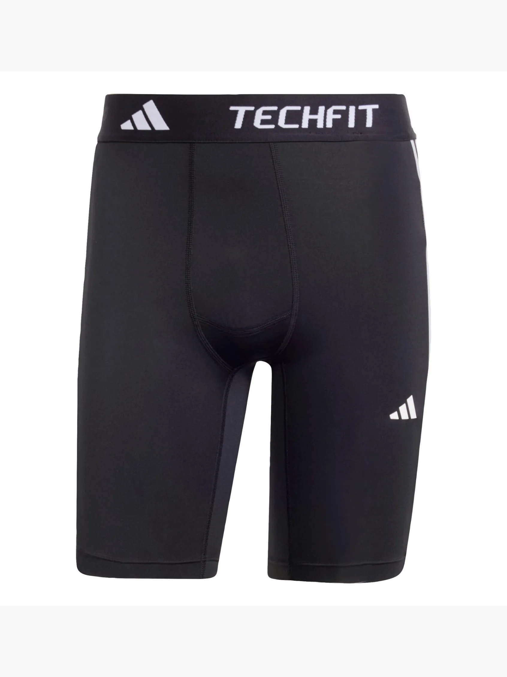 Herren adidas TECHFIT Compression Training 3-Streifen kurze Leggings