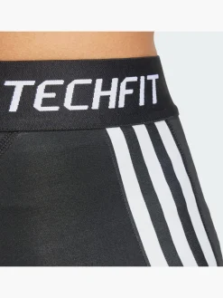 Herren adidas TECHFIT Compression Training 3-Streifen kurze Leggings
