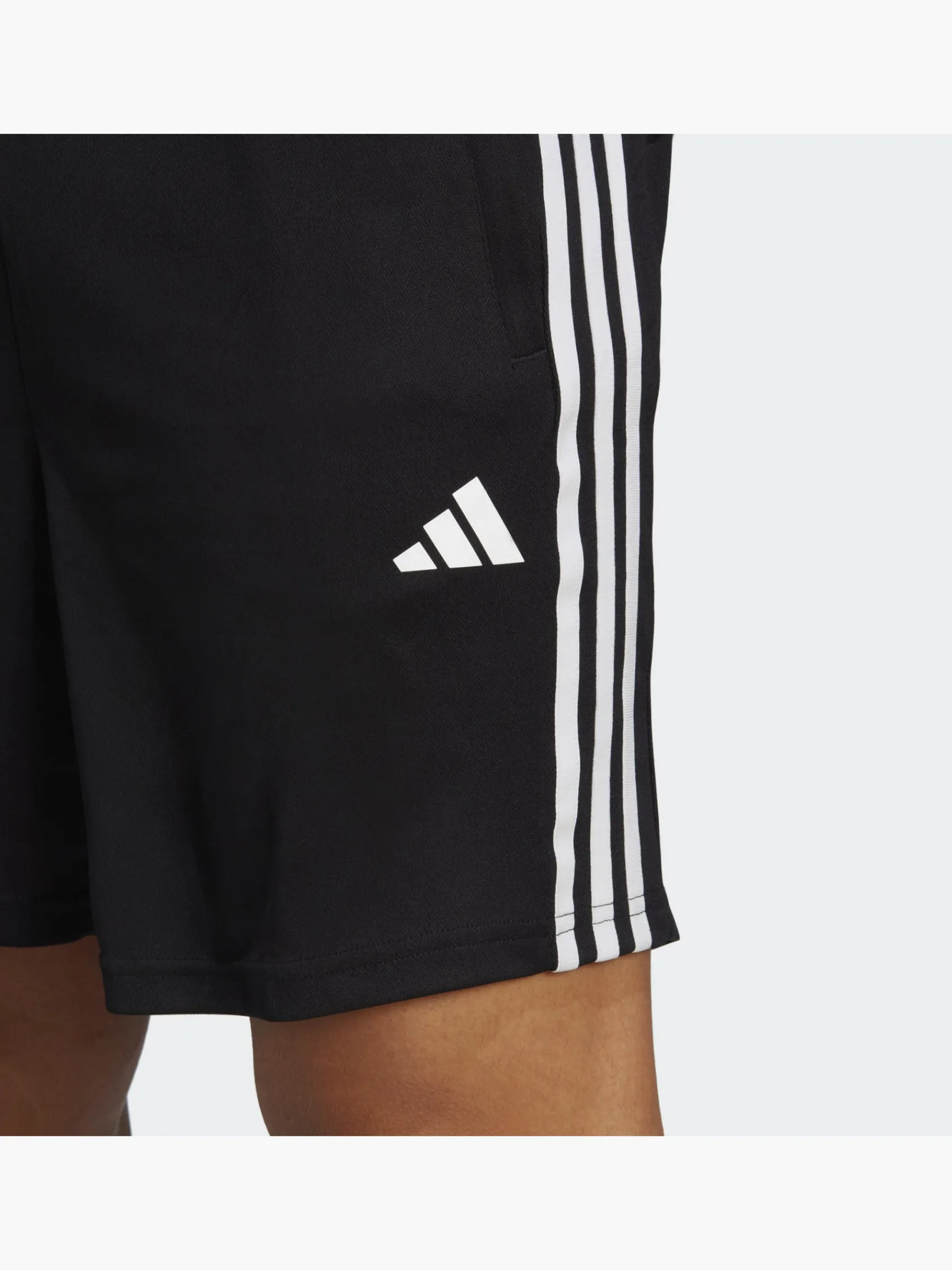 Herren adidas Train Essentials Piqué 3-Streifen Trainingsshorts
