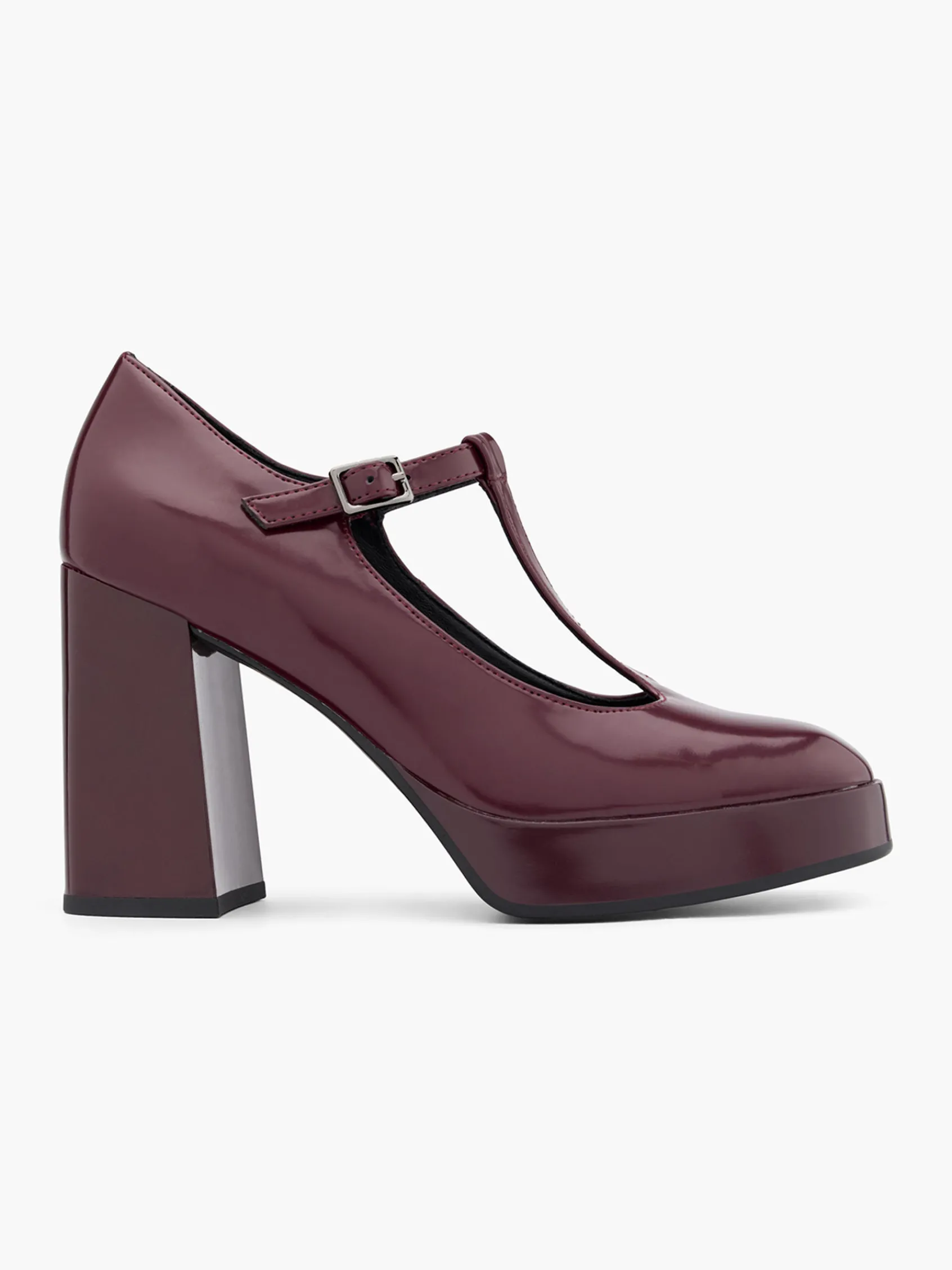 Damen Catwalk T-Spangenpumps