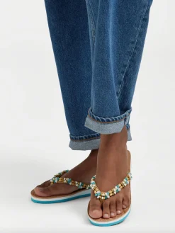 Damen Blue Fin Zehentrenner
